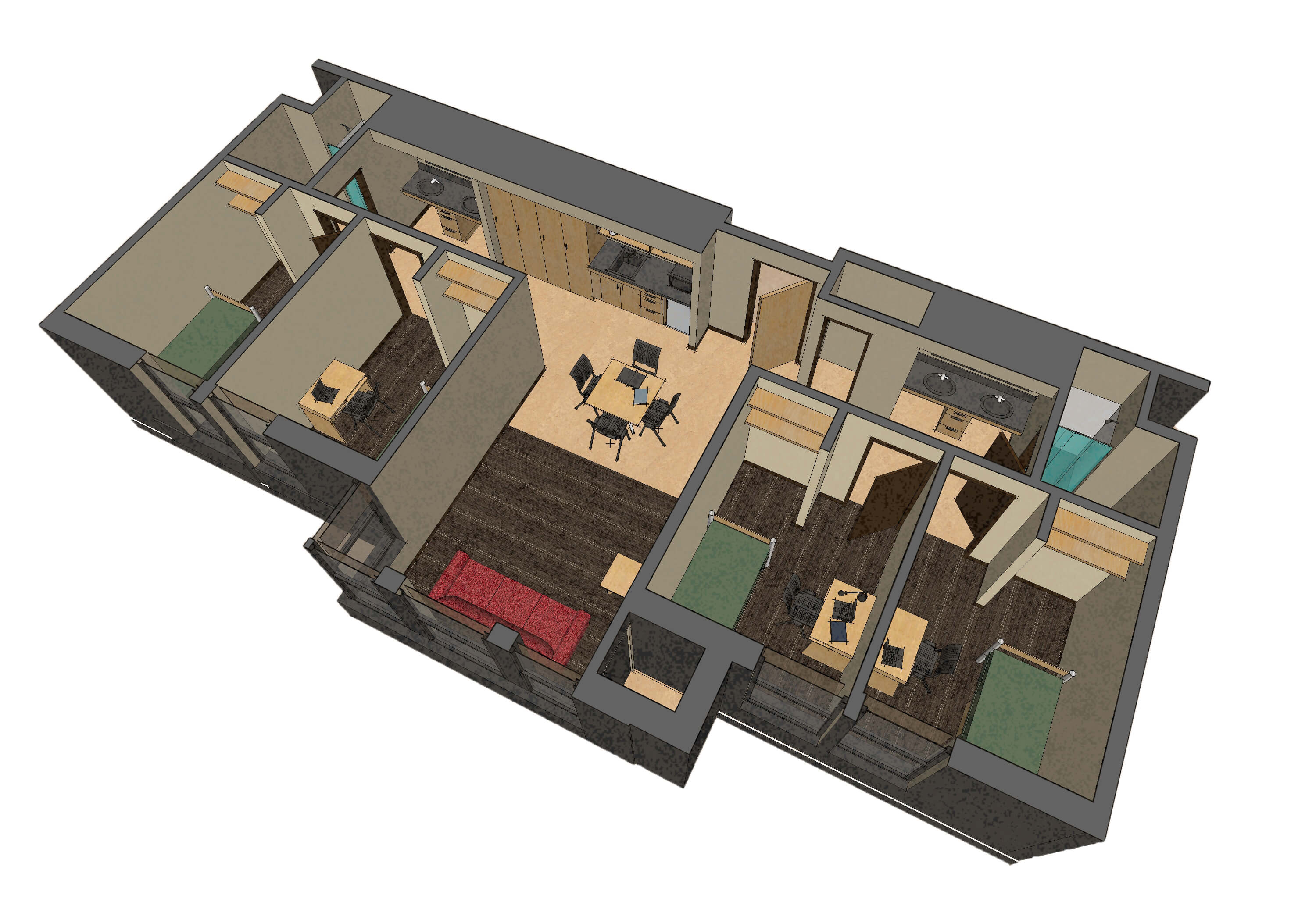 South Hall Floorplan