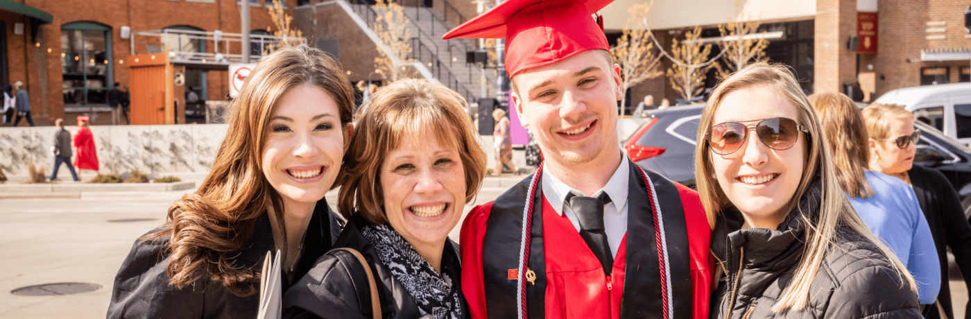 Graduate and His Family