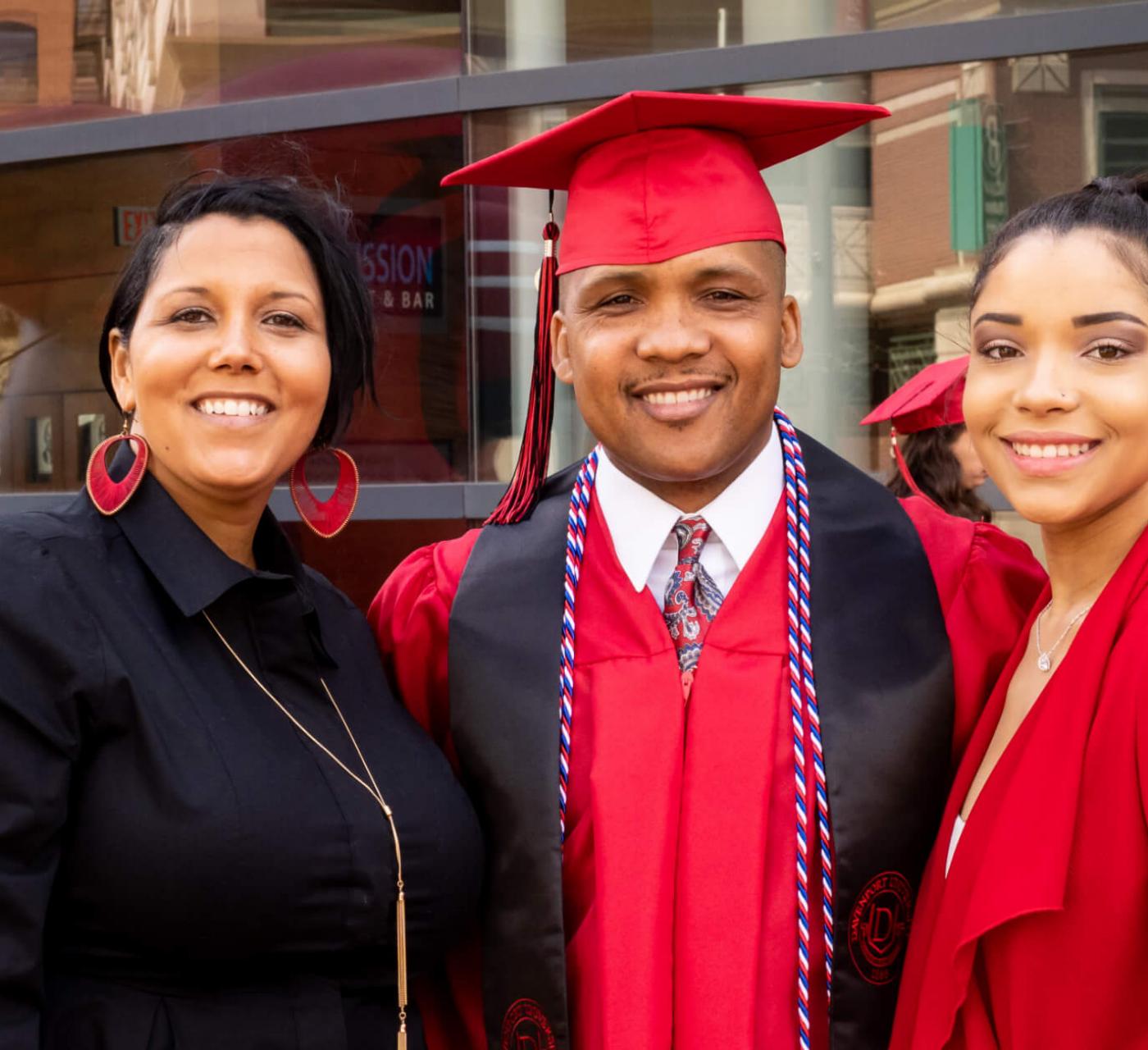 Graduate and His Family